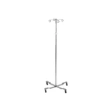 Drive Devilbiss Healthcare - 13029 - Medical Economy Removable Top I V Pole, 2 Hook Top, Chrome
