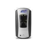 Gojo Industries - Purell - 1928-04 - Ltx - 12 Hand Hygiene Dispenser Brushed Chrome / Black Plastic Touch Free 1200 Ml Wall Mount