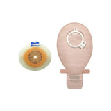 Coloplast - Sensura Click - 10013 - Ostomy Barrier Precut Standard Wear Double Layer Adhesive 40 Mm Flange Green Code System 1 Inch Opening
