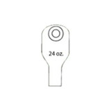 Nu-Hope - 3543 - Semi - Disposable Drainable Pouch (Feather - Lite Style) - Adult 24 Oz