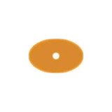 Nu-Hope - 4349 - Barrier 54 1/2" Starter Hole 2 - 1/4" X 3 - Oval Disc Thicker Moldable Extended - Wear Will Create A Secure Seal, Prevent Corrosive Leakage And Protect Peristomal Skin.