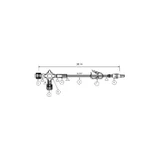 Icu Medical - B4047 - Iv Extension Set 16 Inch Tubing