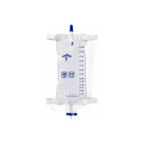 Medline - Dynd12588 - Industries Leg Bags With Comfort Strap, Fabric Back And Exclusive Slide - Tap Drainage Port 1100Ml, Large, Sterile Fluid Pathway