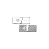 Nu-Hope - Nu-Form - 6333-U - Support Belt 3 - 1/8" , 6" W, 41" - 46" Waist, X - Large, Regular Elastic