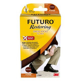 3M - Futuro - 71036BLEN - Socks, Dress Compression Restoring Black Mens Large 