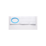 Nu-Hope - 2762-P-C - 5" White, Regular Elastic, Flat Panel Belt, Prolapse Flap, Large, 3 - 1/4" Center Opening