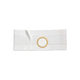 Nu-Hope - 6442-P-K - 7" Left, White, Cool Comfort Elastic, Form Support Belt, Prolapse Flap, Large, Waist (36" - 41"), Xlg Oval 3 - 3/8" X 4 - 5/8" Opening.