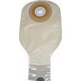 Nu-Hope - 7206-C - One - Piece Post - Op Precut Convex Adult Drainable Pouch With Closure Clamp 3/4" Round, 11" L X 5 - W, 3 - 1/2" Adhesive Foam Pad, 24 Oz., Odor - Proof