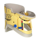 Ambu - 000281161 - Extrication Cervical Collar With Headwedge Preformed Pediatric One Size Fits Most Piece / Trachea Opening Adjustable Height Neck Circumference