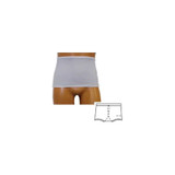 Team Options - 93206Lc - Men'S Wrap/Brief With Open Crotch And Built - In Ostomy Barrier/Support Large, Center, Light Gray