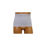 Team Options - 93206Mc - Men'S Wrap/Brief With Open Crotch And Built - In Ostomy Barrier/Support Gray, Center Stoma, Medium 36 - 38