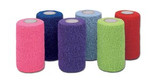 Andover - Coflexlf2 - 9100Cp-030 - Cohesive Bandage 1 Inch X 5 Yard Self - Adherent Closure Neon Pink / Blue Purple Light Green Red Nonsterile 20 Lbs Tensile Strength