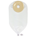 Nu-Hope - 8259 - One - Piece Post - Op Precut Adult Urinary Pouch 1 - 1/8" Round, 11" L X 5 - 3/4" W, 24 Oz., 3" Adhesive Foam Pad, Odor - Proof, Clear