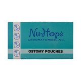 Nu-Hope - 8644-C - One-Piece Post-Op Cut-To-Fit Convex Adult Urinary Pouch 1-1/8" X 2" Oval, 3-1/4" 4-5/8" Od, 11" L 5-3/4" W, 1/2" Starter Hole, 24 Oz., Adhesive Foam Pad, Odor-Proof, Clear