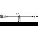 Icu Medical - B1118 - Iv Extension Set Needle - Free Port Mini Bore 20 Inch Tubing