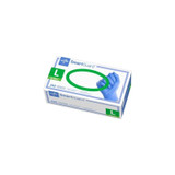 Medline - Smartguard - Sg313 - Exam Glove Large Nonsterile Nitrile Standard Cuff Length Textured Fingertips Blue Chemo Tested