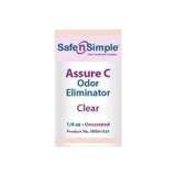 Safe N Simple - N' - Sns41425 - Assure C Odor Eliminator 1/4 Oz Travel Packet, Unscented