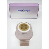 Safe N Simple - Sns7012198 - 12" Drainable, One Piece Pouch, Extended Wear, Convex, Transparent, 3/4" Pre Cut Stoma Opening, With Velcro Closure And Belt Tabs
