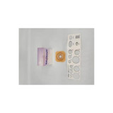 Safe N Simple - Sns7329134 - 4 - 1/4" X 2 - Piece Wafer, Standard Wear, With Tape Collar, Beige, 45Mm, 1 - 3/4" Flange, 1/8" Precut Stoma Opening