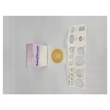 Safe N Simple - Sns7819134 - 5" X 2 - Piece Wafer, Extended Wear, Convex, With Tape Collar, Beige, 45Mm, 1 - 3/4" Flange, Precut Stoma Opening