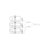 Emed Technologies - Technology - Saf-Q-406-G27 - Safq406G27 - Scig Safety Set, Quad - Furcated Needle With Four Site Dressings