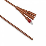 Cardinal Health - Dover - 8887665183 - Foley Catheter 3 Way Standard Tip 30 Cc Balloon 18 Fr Silicone 