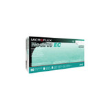Microflex - Neopro - Nec-288-L - Micro Audiometers Corp Exam Glove Ec Large Nonsterile Polychloroprene Extended Cuff Length Textured Fingertips Green Chemo Tested