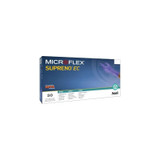 Microflex - Supreno Ec - Sec-375-L - Exam Glove Large Nonsterile Nitrile Extended Cuff Length Textured Fingertips Blue Chemo Tested / Fentanyl