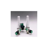 Allied - Timeter Sure Grip - 15003-03Y - Oxygen Flowmeter Dual With Y Bar 0 - 15 Lpm Diss Outlet Oxequip Adapter