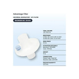 Dynarex - 30400 - Advantage Filter, Universal Respiratory B/V Filter