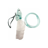 Dynarex - Resp-O2 - 33012 - Oxygen Mask Elongated Style Adult Adjustable Head Strap / Nose Clip