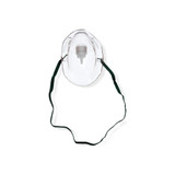 Medline - Hudson Rci - Hud1049 - Oxygen Mask Elongated Style Adult One Size Fits Most Adjustable Head Strap / Nose Clip