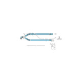 Medline - Iso-Gard - Hud1617 - Anesthesia Transport Circuit Corrugated Tube 72 Inch Dual Limb Adult Without Breathing Bag Single Patient Use