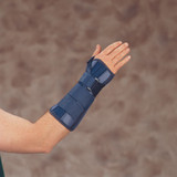 Deroyal - Tx9904-09 - Wrist / Forearm Brace Metal Tietex Left Hand Black Blue Large