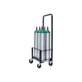 Responsive Respiratory - 150-0150s - 145 Cylinder Delivery Cart W/ 4 Swivel Casters