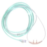 Sun Med - Salter-Style - 4002-7-7-25 - 7 - 25 - Etco2 Nasal Sampling Cannula With O2 Delivery Oxygen Adult Curved Prong / Nonflared Tip