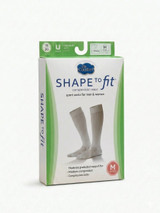 Djo Djorthopedics - Dr. Comfort - 701243 - Compression Sport Socks Knee High Medium White Closed Toe