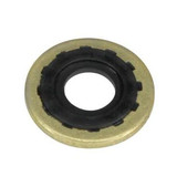 Sunset Healthcare Solutions - Res035-1 - Regulator Yoke Washer Brass With Rubber Ring, Ct