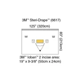 3M - 6617 - Drape, Iso Ioban