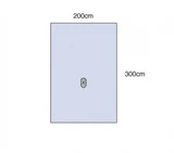3M - 9054 - Adaptic Touch - Steri - Drape Hand & Foot Drape, Absorbent Impervious Material, Oval Adhesive Aperture