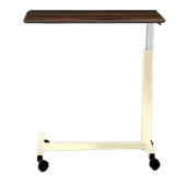 Amfab - 1100H501E - Table, Overbed Dlx H - Base Walnut/Opal