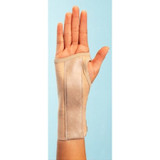 Djo Djorthopedics - Procare - 79-87075 - Wrist Brace Low Profile / Contoured Wraparound Aluminum Cotton Elastic Right Hand Beige Medium