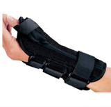 Djo Djorthopedics - Procare - 79-87307 - Comfortform Wrist Brace With Abducted Thumb Aluminum / Foam Spandex Plastic Right Hand Black Large