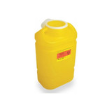Bd Becton Dickinson - 305076 - Chemotherapy Waste Container Yellow Base 12 H X 10 - 1/2 W 7 - D Inch Vertical Entry 3 Gallon