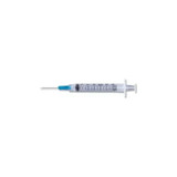 Bd Becton Dickinson - 309575 - 3Ml Luer - Lok Syringe With Precisionglide Needle 21G X 1" L, Regular Bevel, Detachable
