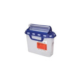 Bd Becton Dickinson - Recykleen - 305058 - Pharmaceutical Waste Container White Base 12 H X W 4 - 4/5 D Inch Horizontal Entry 1.35 Gallon