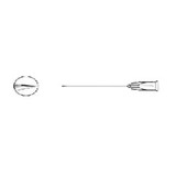 Beaver - Visitec - 581275 - International Atkinson Retrobulbar Needle 25 Gauge 22 Angled Beveled Sharp Point Tip