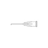 Beaver - Visitec - 585295 - International Hydrodissection Cannula 27 Gauge 18 Mm Length 90 Angled 1 Flattened Tip