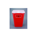 Bemis Healthcare - Sentinel - 111 030 - Sharps Container Red Base 22 - 1/2 H X 16 - L 11 - 13/16 W Inch Horizontal / Vertical Entry Gallon