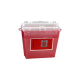 Bemis Healthcare - Bemis Sentinel - 175 030 - Sharps Container Translucent Red Base 10 H X 5 - 1 4 W 11 D Inch Horizontal Entry 1.25 Gallon 